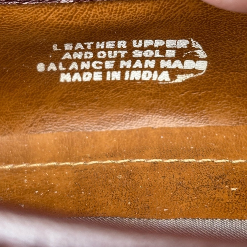 Stacy Adams Mens Comfort System Leather Tassel Brown Loafers 9.5M - Picture 5 of 8
